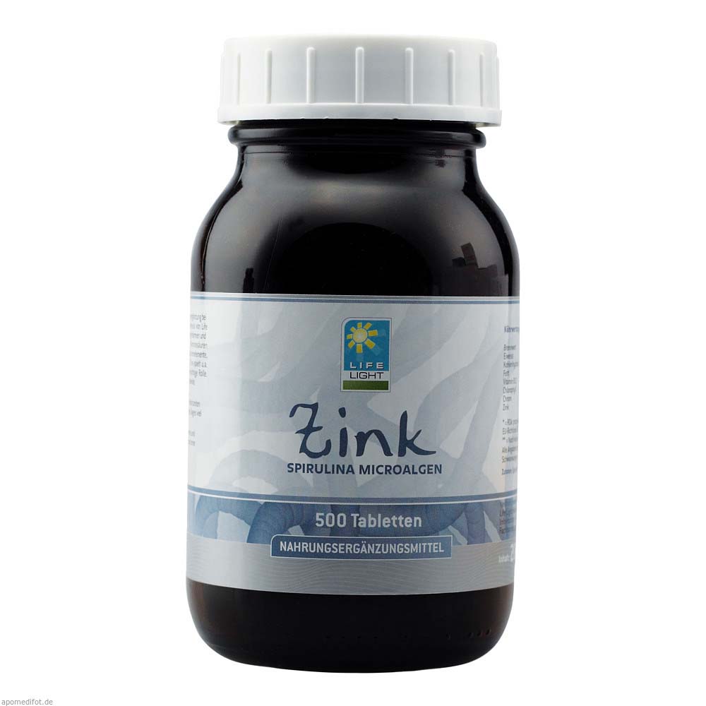 Life Light Spirulina Zink Tabletten 500 Stk. - 500 Stück