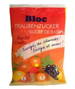 Bloc Traubenzucker Frucht - 75g