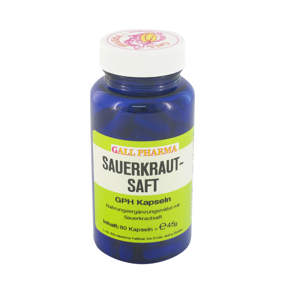Sauerkrautsaft Kapseln - 80 Stück