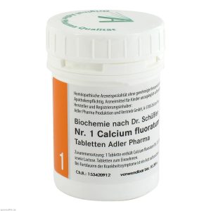 Adler Pharma Schüßler Tabletten Nr. 1 Calcium Fluoratum D 12 100 g - 100g