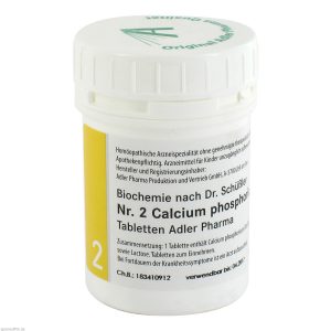Adler Pharma Schüßler Tabletten Nr. 2 Calcium Phosphoricum D 6 100 g - 100g