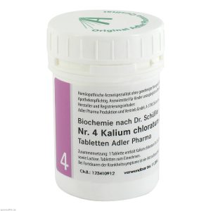 Adler Pharma Schüßler Tabletten Nr. 4 Kalium Chloratum D 6 100 g - 100g