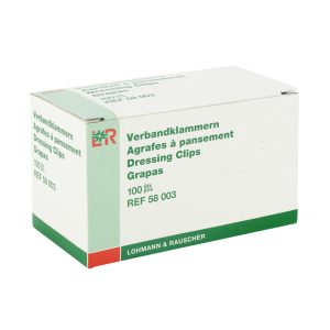 Verbandklammer Weiß 100 Stk. - 500 Stück