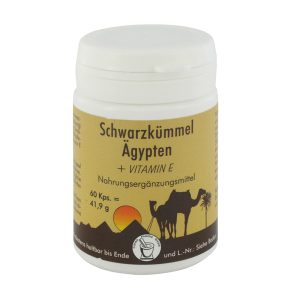 Canea Ägyptisches Schwarzkümmel Öl Kapseln + Vitamin E 60 Stk. - 60 Stück