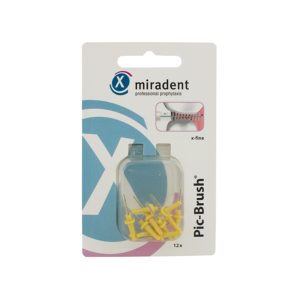 Miradent Pic-Brush Ersatzbürsten Gelb 12 Stk. - 12 Stück