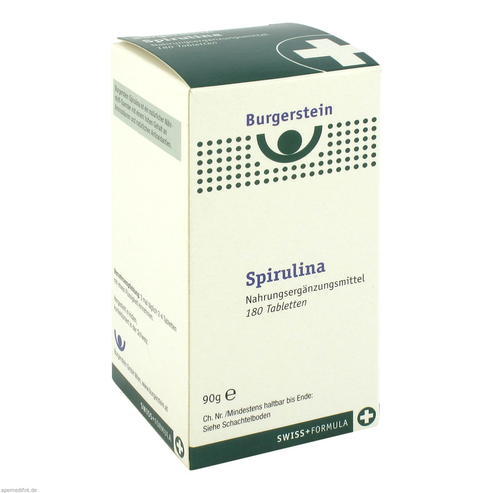 Burgerstein Spirulina Tabletten 180 Stk. - 180 Stück