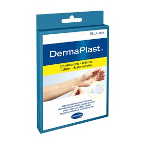 Dermaplast Brandwunden-Pflaster 3 Stk. 4