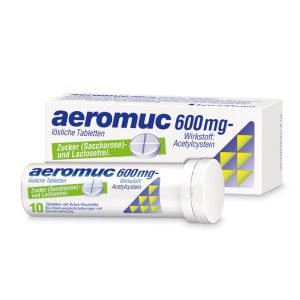 Aeromuc 600 mg lösliche Tabletten - 10 Stück