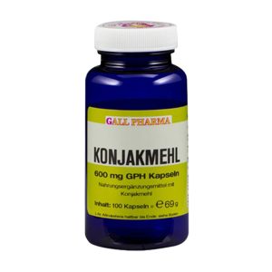 Konjakmehl 600mg Kapseln - 100 Stück