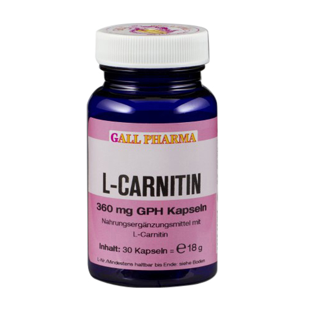 L -Carnitin 360mg Kapseln - 100 Stück