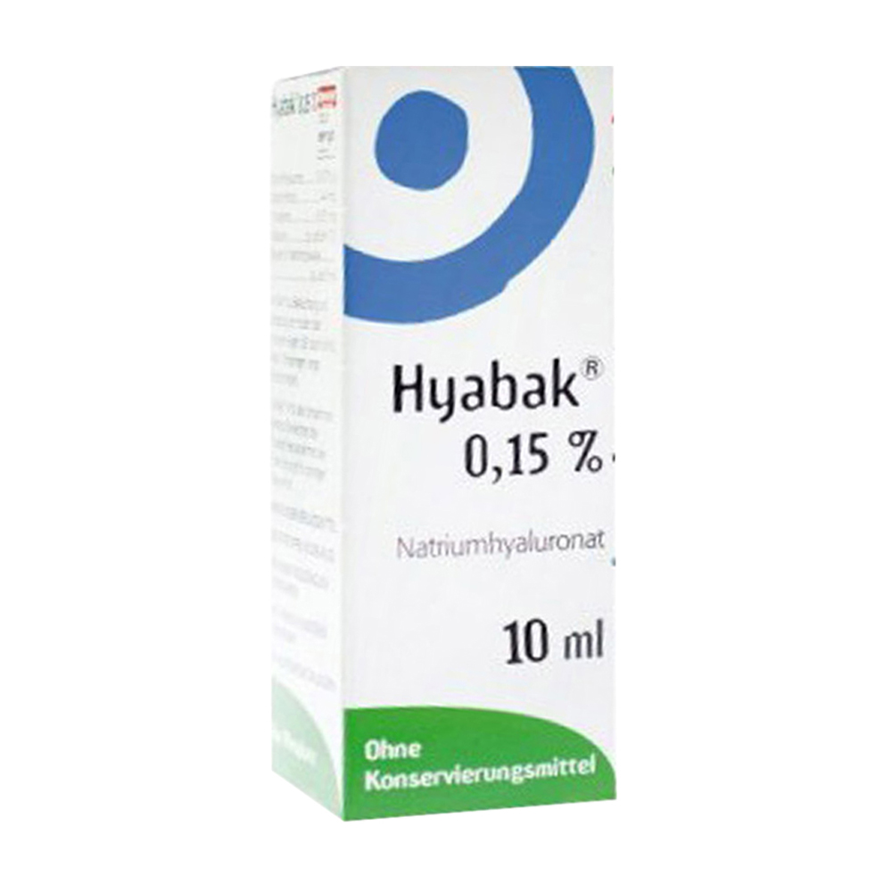 Hyabak Augentropfen - 3 x 10ml - 3 Stück