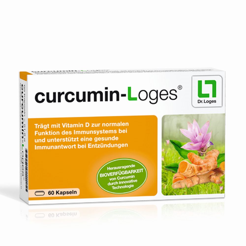 Curcumin-Loges Kapseln - 60 Stück