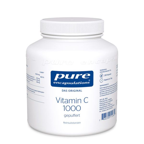 Pure Encapsulations Vitamin C 1000 Gepuffert 250 Stk. - 250 Stück