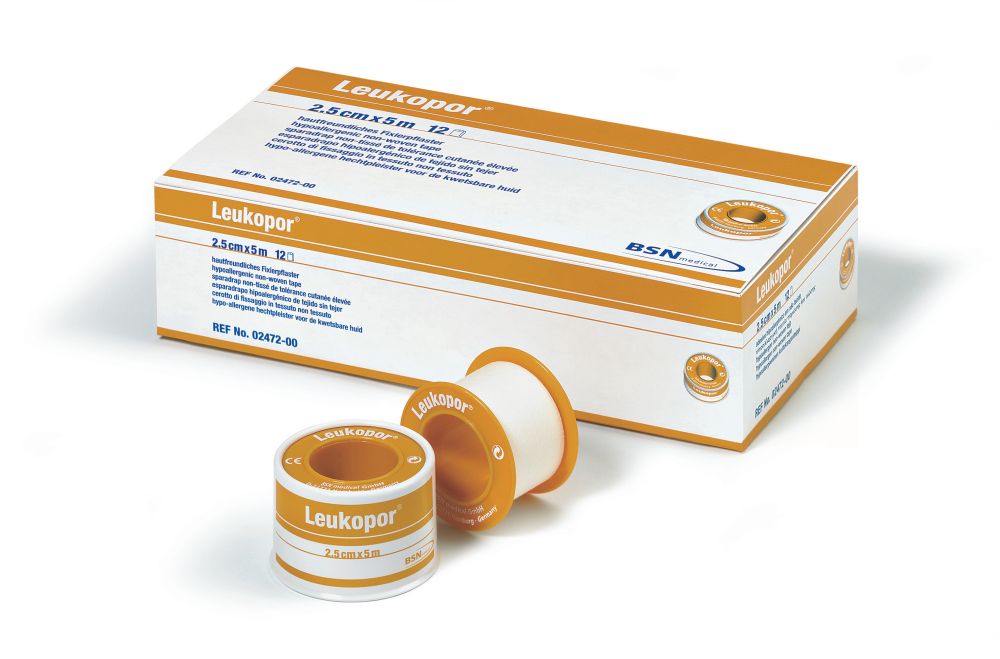 Leukopor 5 m x 5 cm 1 Stk. - 1 Stück