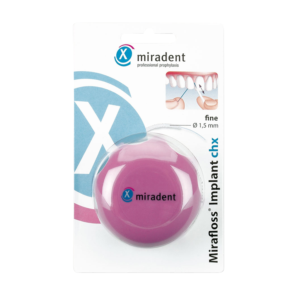 Zahnseide Miradent Mirafloss Fine 50 Stk. - 1