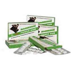 Dr. Grubers Power Magnesium Gum Kaugummi - 12 Stück