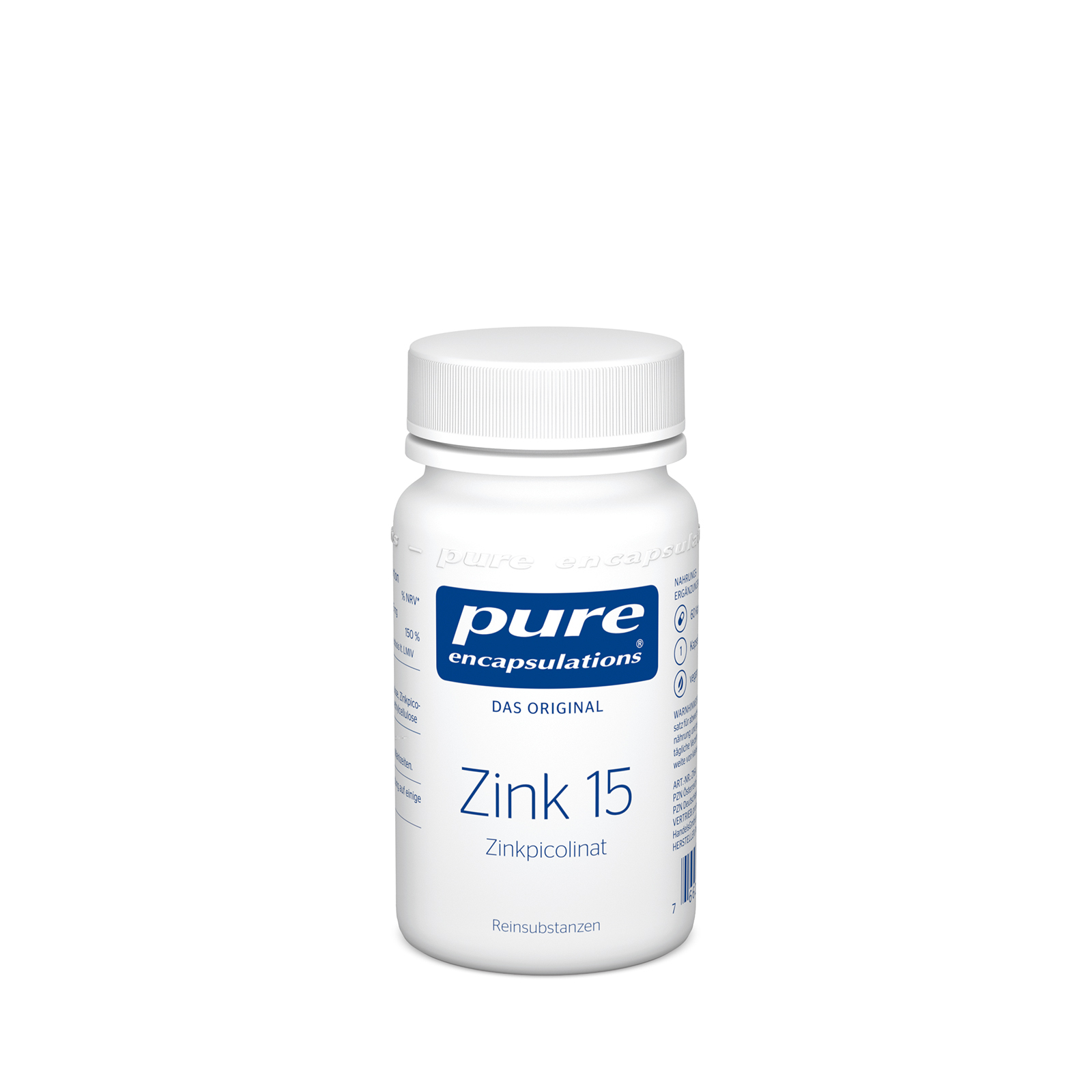 Pure Encapsulations Zink 15 Zinkpicolinat 60 Stk. - 60 Stück