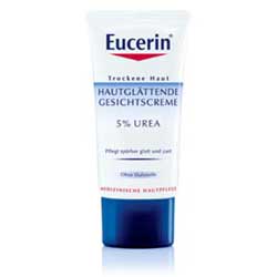 Eucerin UREA Gesichtscreme hautglättend mit Urea 5% für trockene Haut - 50ml