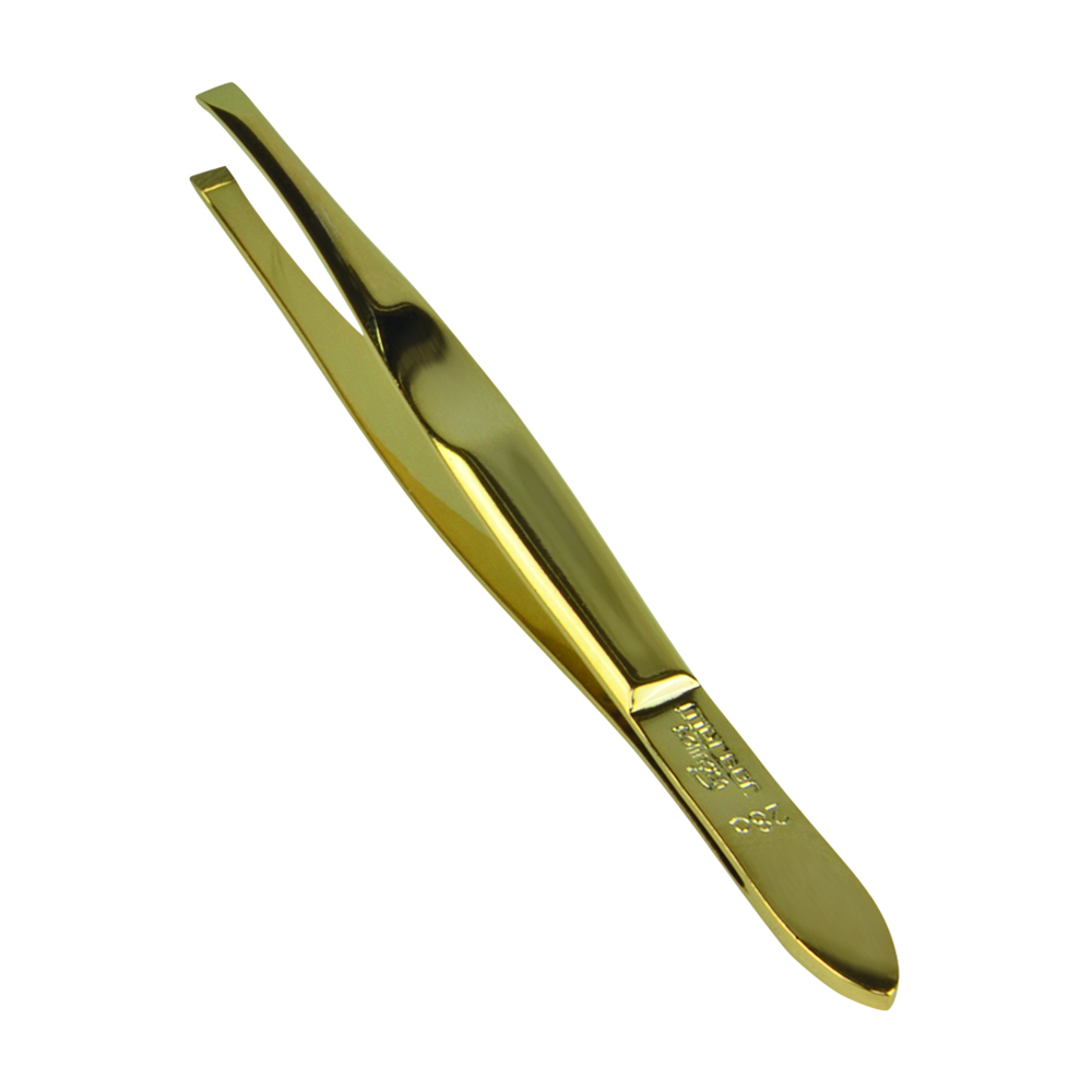 Mag. Doskar Pinzette vergoldet 1 Stk. Gerade 8 cm - 1 Stück