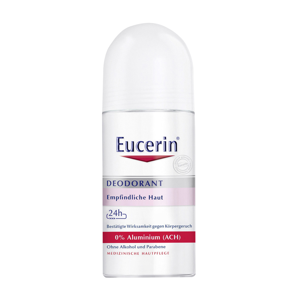 Eucerin Deo Roll-On Empfindliche Haut 24h 0% Aluminium - 50ml