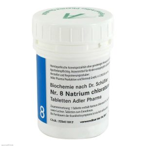 Adler Pharma Schüßler Tabletten Nr. 8 Natrium Chloratum D 6 100 g - 100g