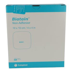 Biatain Schaumverband Nicht haftend 10 Stk. 10 x 10 cm - 10 Stück