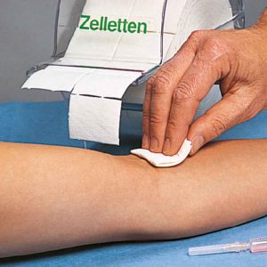 Zellstoff Tupfer Zellett 2 Rollen  4 x 5 cm 1000 Stk. - 1000 Stück