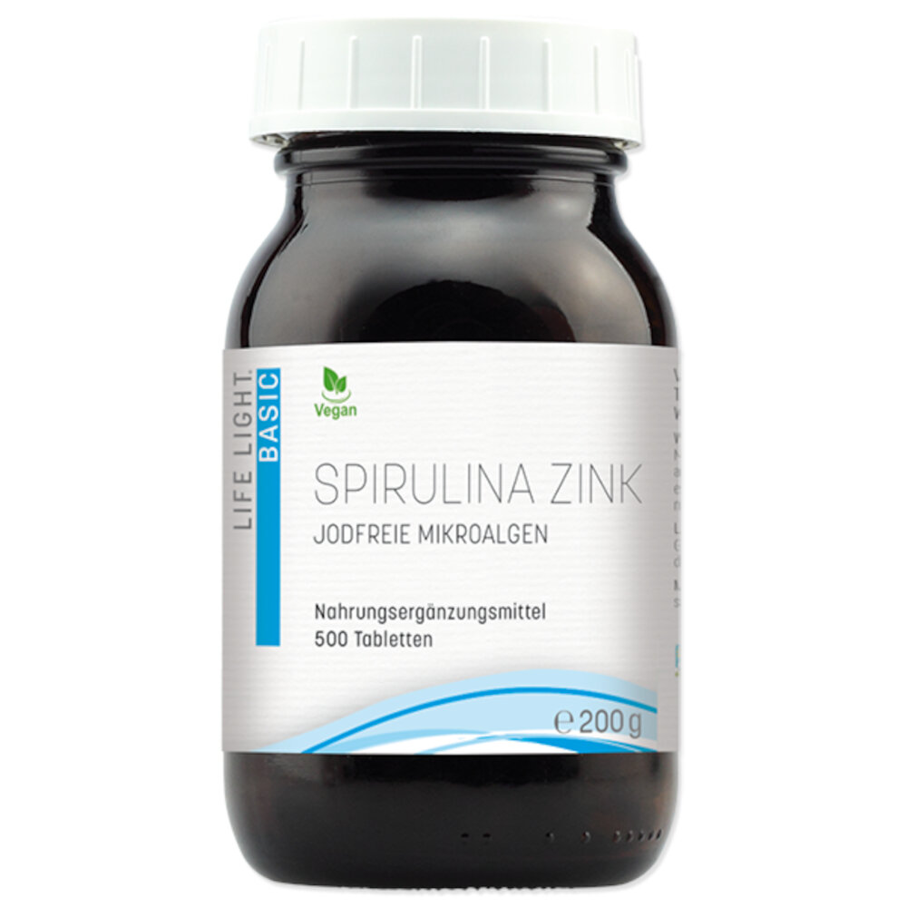Life Light Spirulina Zink Tabletten 500 Stk. - 500 Stück