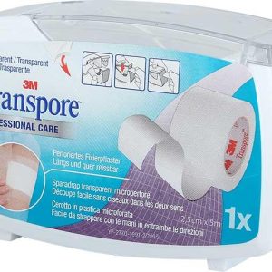 3M Transpore transparentes Kunststoffpflaster mit Spender 1 Stk. 5 m x 25 mm - 1 Stück