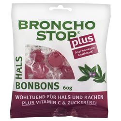 Bronchostop Plus Halsbonbons 60 g - 60g