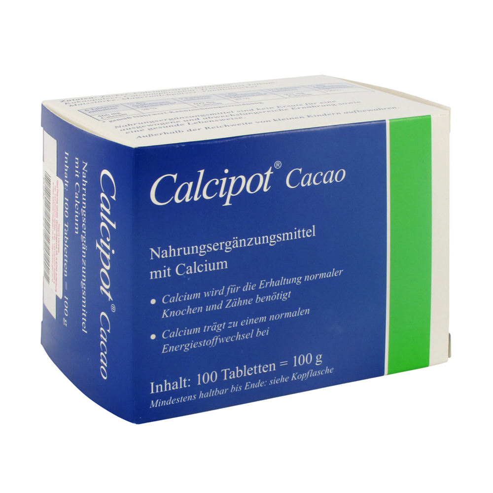 Calcipot Cacao Kautabletten - 100 Stück