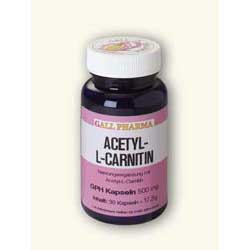 Acetyl - L - Carnitin 500mg Kapseln - 30 Stück