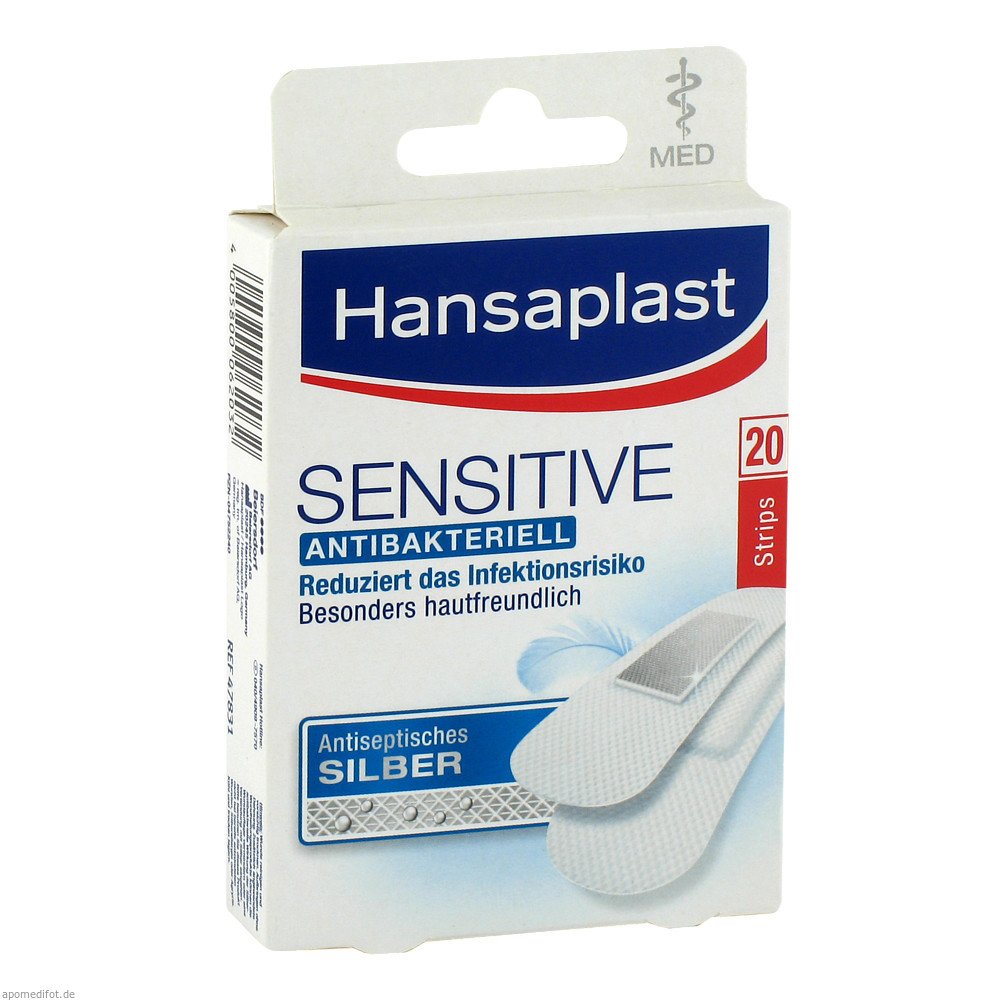 Hansaplast Med sensitiv Strips 20 Stk. - 20 Stück
