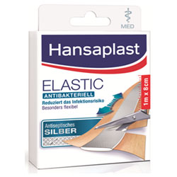 Hansaplast Elastic Med  1 m x 8 cm 1 Stk. - 1 Stück