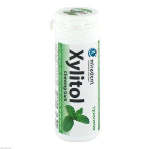 miradent Xylitol Chewing Gum 30 Stk. Spearmint - 30 Stück
