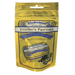 Grethers Pastillen Blackcurrant zuckerfrei 100 g - 100g