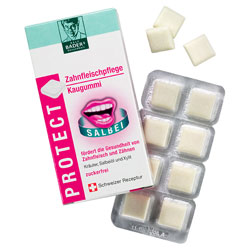 Baders Protect Zahnpflege-Kaugummi 16 Stk. Salbei - 16 Stück
