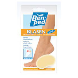 Benped 3 Mittlere + 3 Kleine Blasenpflaster 6 Stk. - 6 Stück