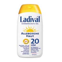 Ladival Allergische Haut Sonnenschutz Gel 200 ml LSF 20 - 200ml