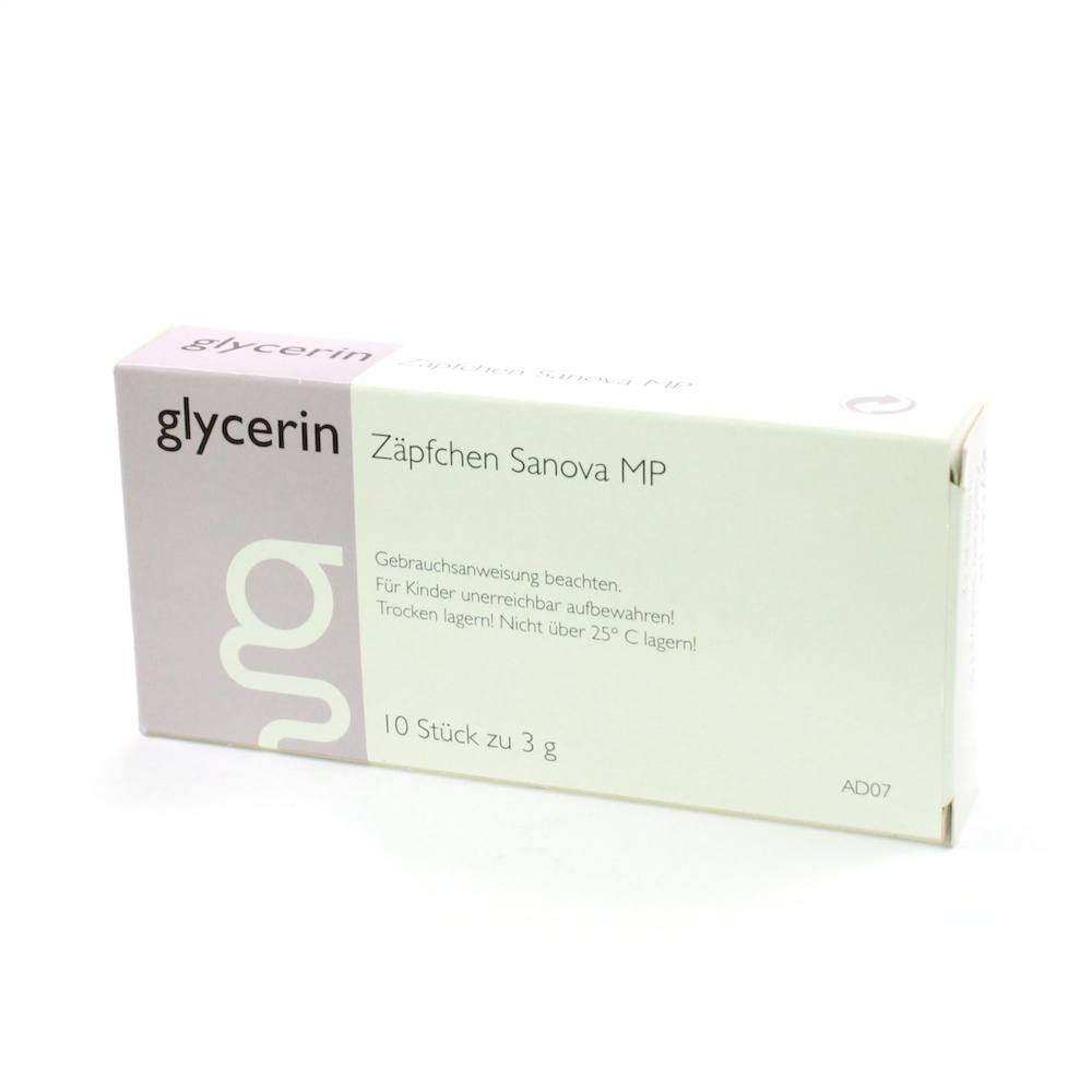 Glycerin Zäpfchen Sanova MP 10 Stk. 3 g - 10 Stück