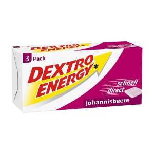 Dextro Energy 3er Würfel 138 g Johannesbeere - 3 Stück