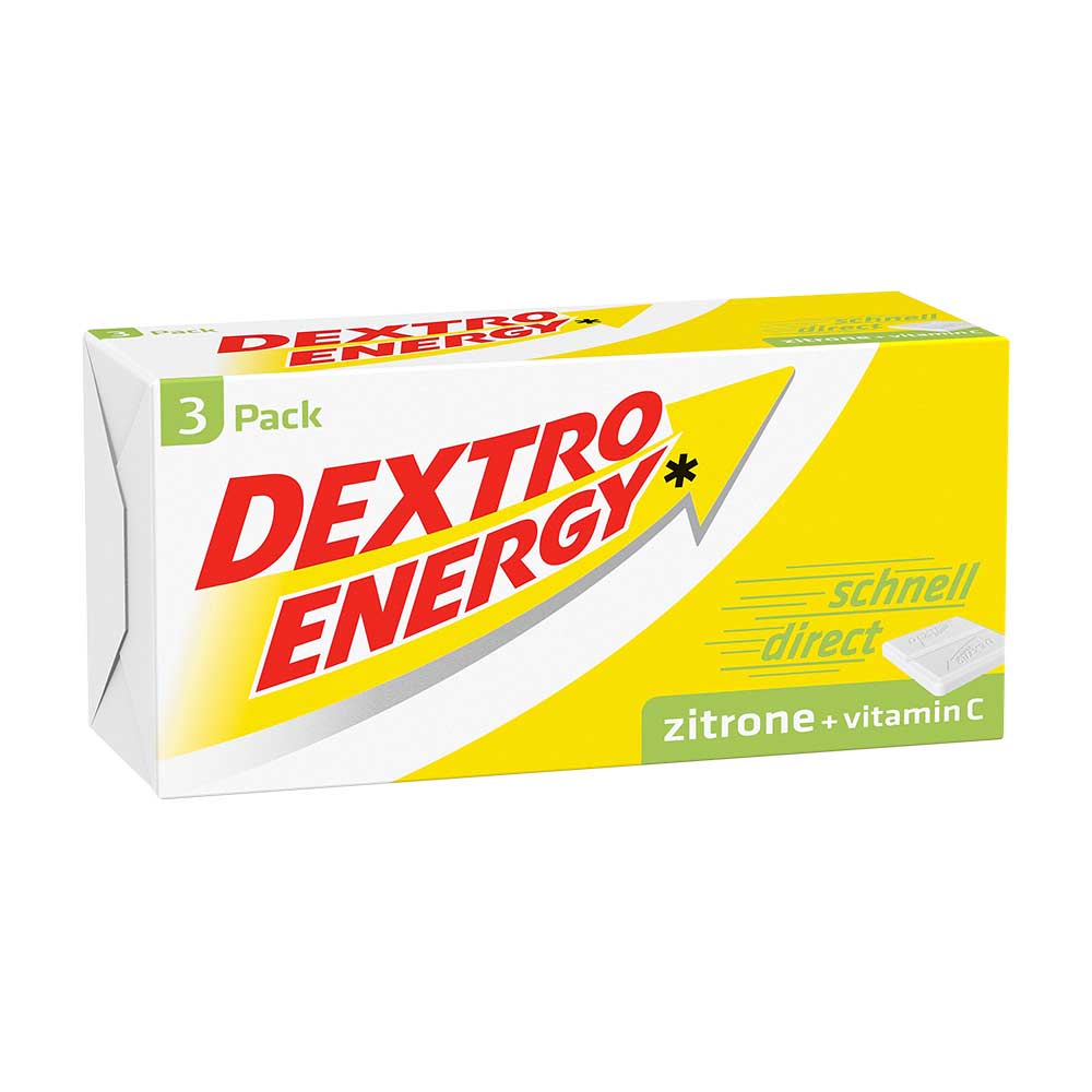 Dextro Energy 3er Würfel 138 g Zitrone - 3 Stück
