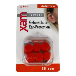 XAM Earwear Ohrschutz Silikon orange 12 Stk. - 12 Stück