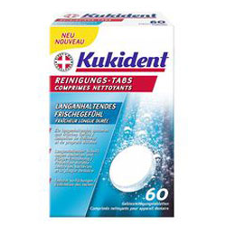 Kukident Reinigungs-Tabs Langanhaltende Frische 60 Stk. - 60 Stück