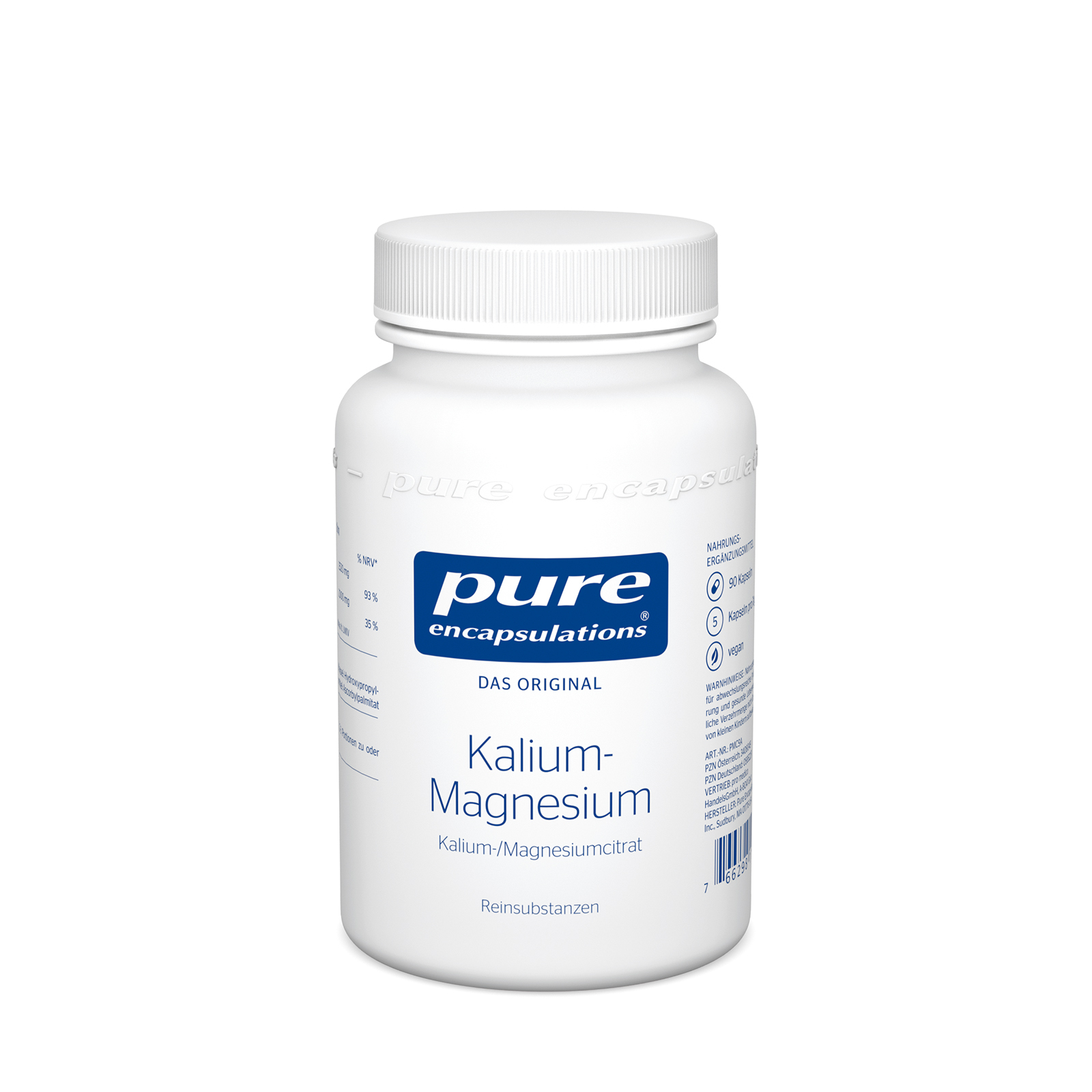 Pure Encapsulations Kalium Magnesium Citrat 90 Stk. - 90 Stück