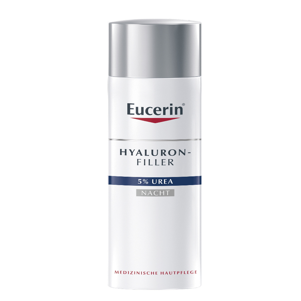 Eucerin HYALURON UREA Anti-Falten Nachtpflegecreme mit 5% Urea - 50ml