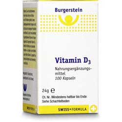 Burgerstein Vitamin D 3 Kapseln 100 Stk. - 100 Stück