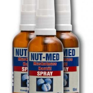 Nut-med Muskatnuss Hautöl 3 x 55 ml - 3 Stück