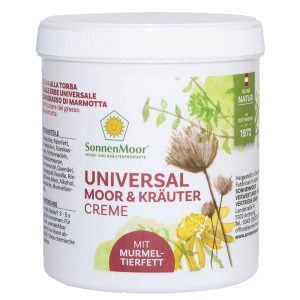 SonnenMoor Universal Kräuter Creme + Murmeltierfett 500 g - 500g