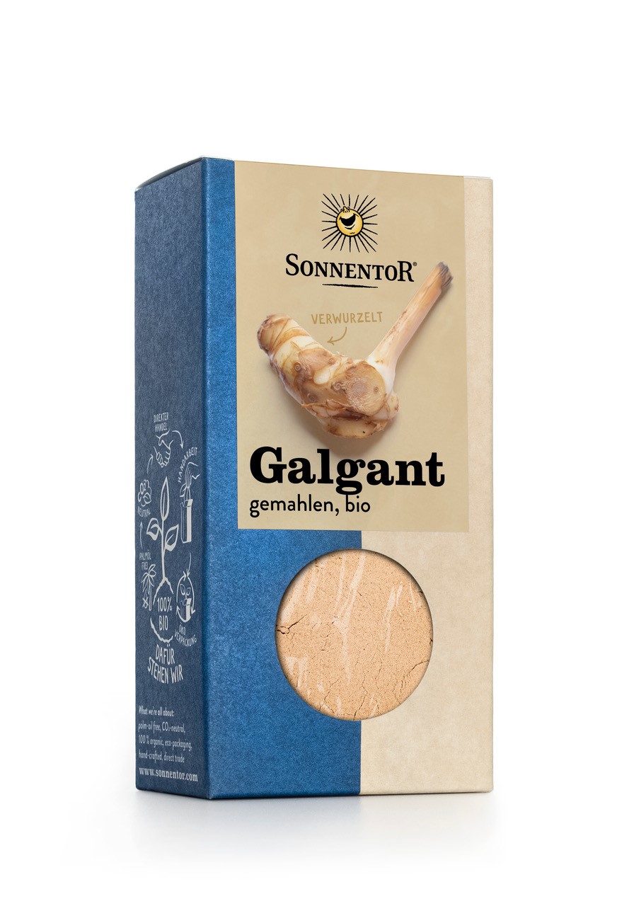 Sonnentor Galgant gemahlen Hildegard bio